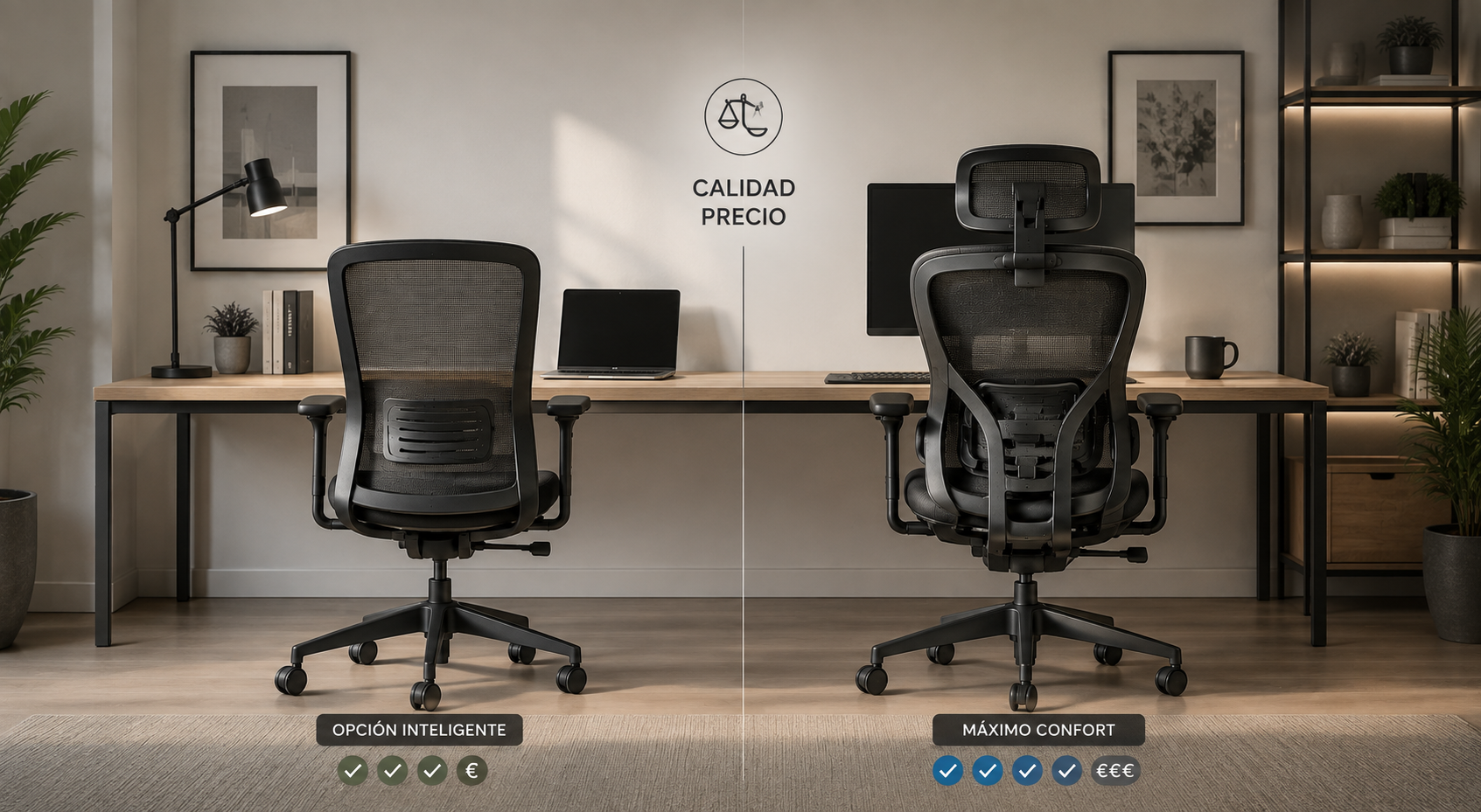 Mejor silla ergonómica calidad-precio