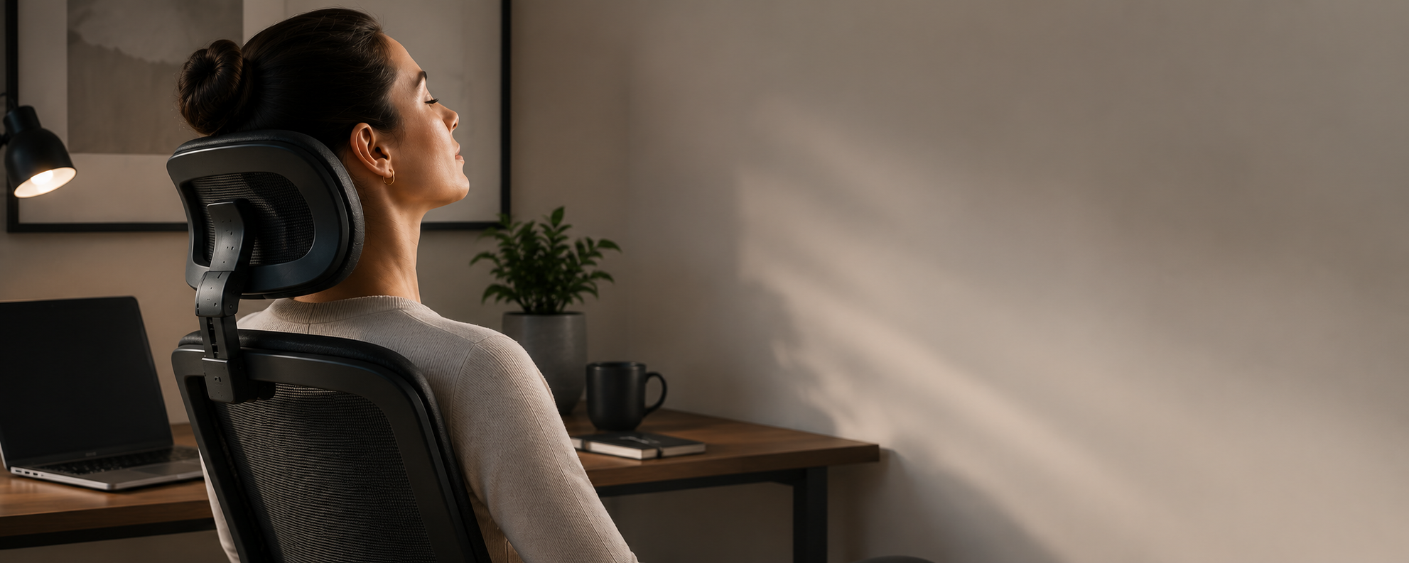 Sillas ergonómicas para dolor cervical trabajando