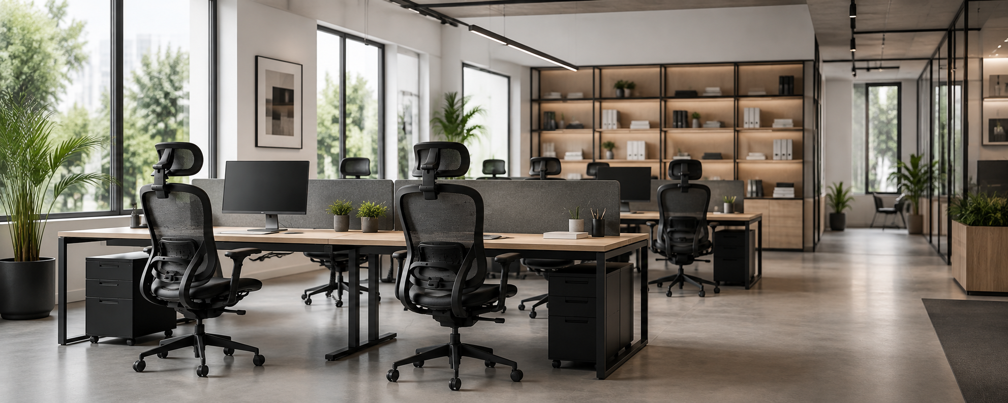 Sillas ergonómicas de oficina para teletrabajo y uso intensivo